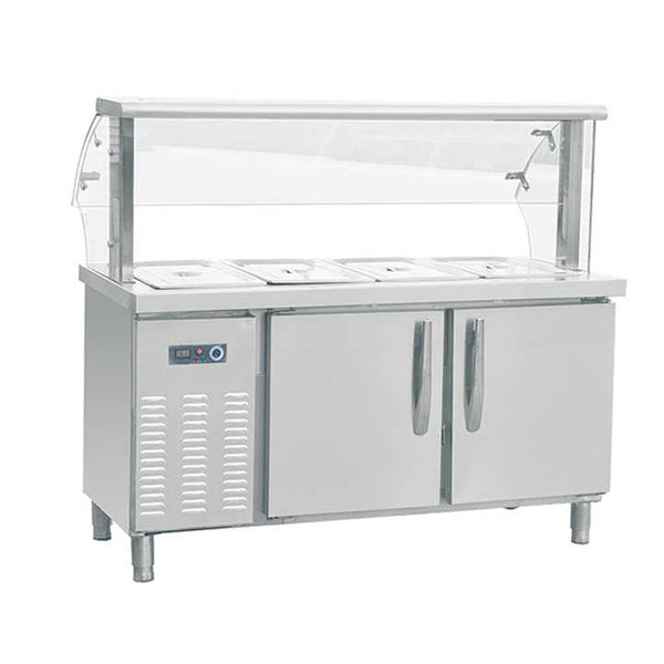Supermarket Commercial Refrigerator Vegetable Fruit Cake Display Freezer Glass Cooling Show case and Refrigerator Cabinet